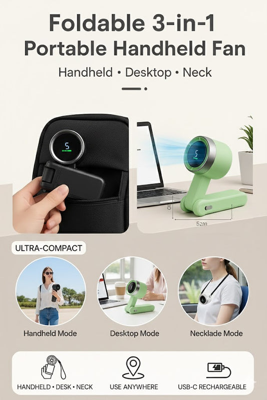 Portable Handheld Mini Turbine Fan